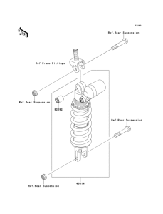 ZX1000 Амортизатор