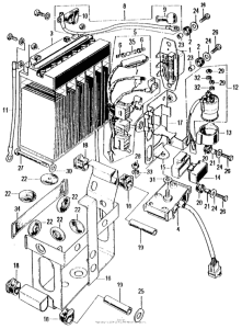  Battery + electric plate