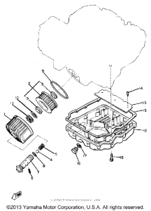 XJ650G Масляный фильтр