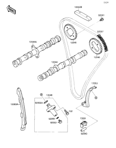 ZX750 Распредвал