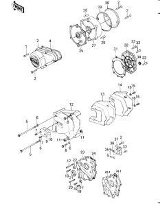 KZ1000 Крышки двигателя