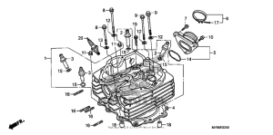 XR650L Головка цилиндров