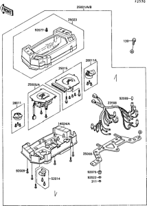 ZX750 Приборы