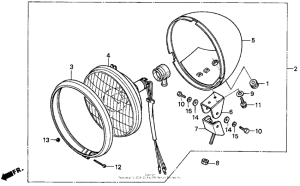 CMX250C Headlight (1)