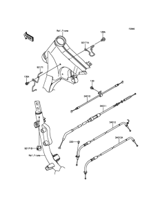 VN900 Тросы управления