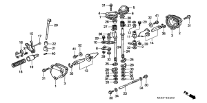 CR250R Клапан выхлопа