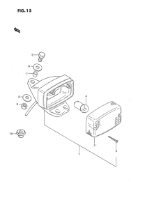 DS80 Задний фонарь