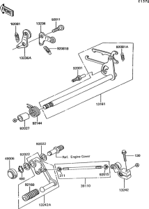 EX305 Механизм переключения передач
