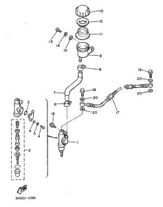 V-MAX12 Задний торм цилиндр