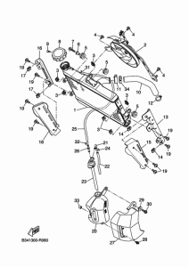 XSR700 Radiator & hose