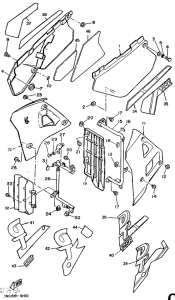  Side cover  /  oil tank