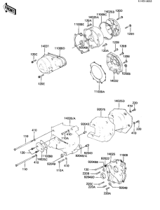 KZ1000 Крышки двигателя
