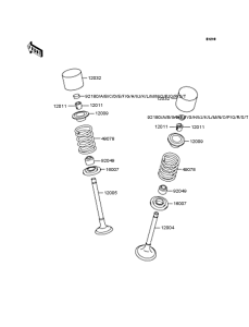  Rocker arms / valves
