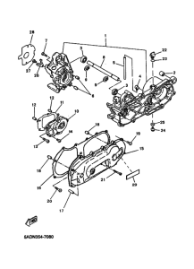 YN50R Картер двигателя