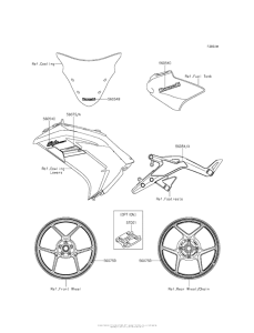 EX650 Decals (Red)(Egf)