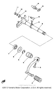 XT500F Переключение скоростей