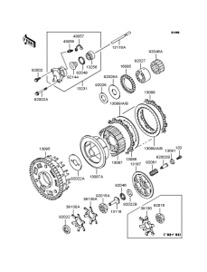 ZR1100 Сцепление