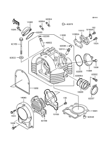 BJ250 Головка цилиндров