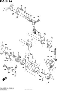 RMX450 Механизм  переключения передач