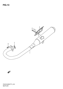 EN125-2 Muffler comp