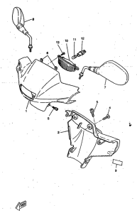 CW50RS Обтекатель 1