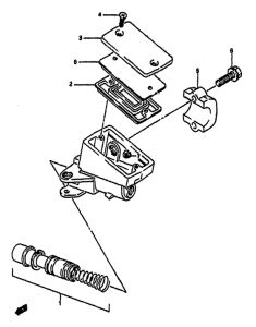 GSX-R1100 Передний тормозной цилиндр