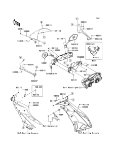 ZX600 Cowling comp
