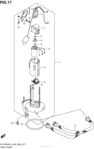 DL1000 (ABS) Топливный насос