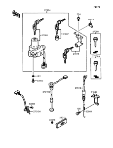 KR250 Замок зажигания