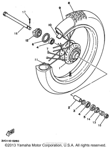 RT180A Переднее колесо