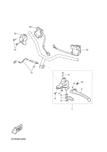 CW50RS Handle switch. lever
