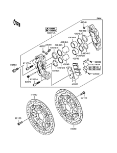ZX1200 Передний тормоз