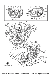 XV1900CU Картер двигателя