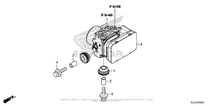 CRF250L (ABS) Модуль ABS