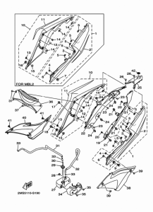 YZF-R3A Боковые обтекатели