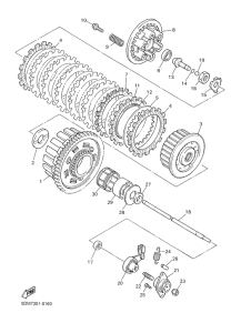 FZS600 Сцепление