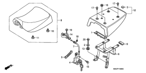 CB250 Single seat / single seat c owl