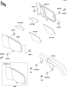 EL250 Side covers / chain cover(1 / 2)