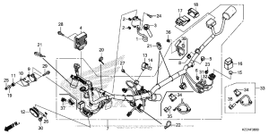 CRF250L (ABS) Проводка