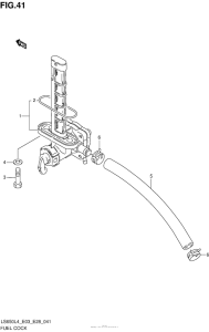 LS650 Топливный кран