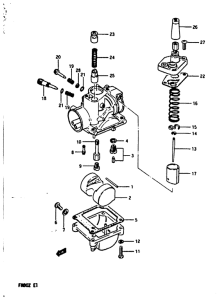 FR80 Carburetor assy