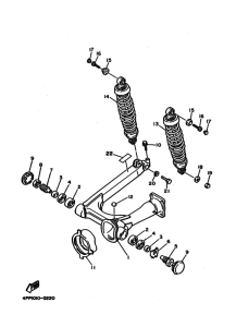 XV1100 リヤアーム. サスペンシヨン