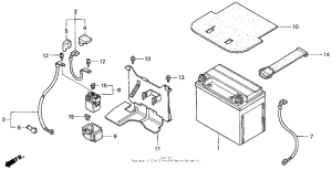 VFR750F Battery 94-97