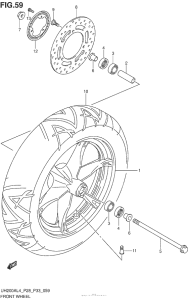 UH200 Переднее колесо