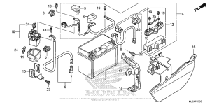 ST1300P (ABS) Аккумулятор
