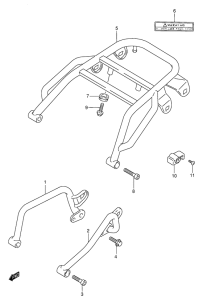 DR650 Grip - carrier