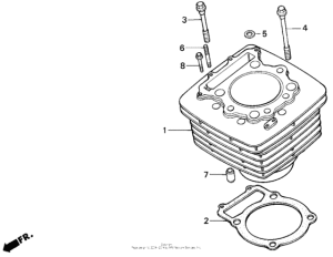XR600R Цилиндры