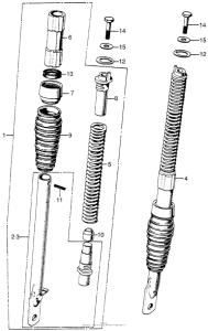 Z50A Передняя вилка