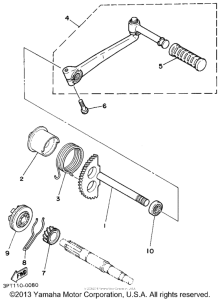 PW50G Стартер