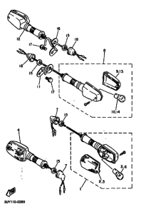 XT600E Проблесковый световой сигнал